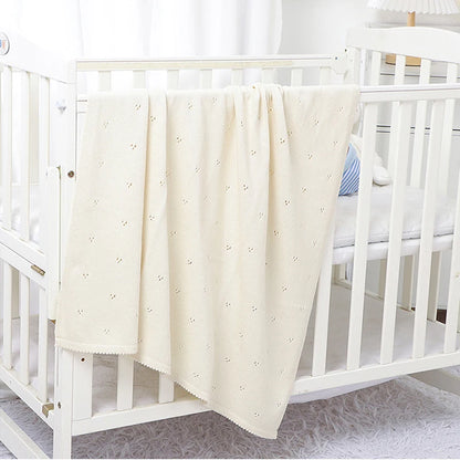 Baby Blankets Super Soft Newborn Cotton Knit Month Stroller Nursery Swaddle Wrap Quilts 90*70cm Infant Boy Girl Sleeping Covers