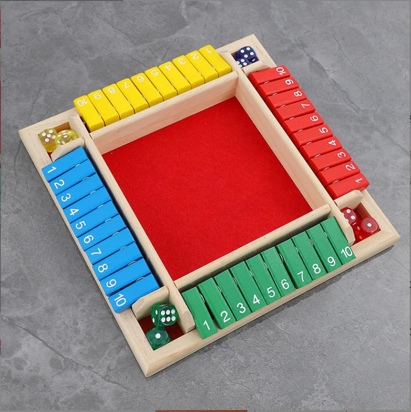 Montessori-Inspired Four-Sided Flip Card Game for Kids - Educational Math and Arithmetic Puzzle Toys for Ages 3-14+