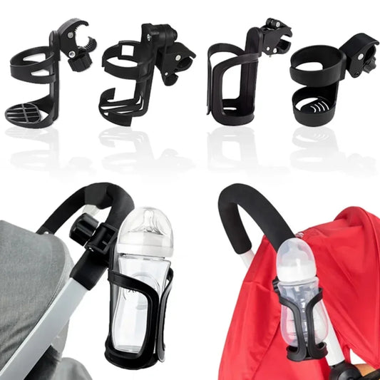 Universal 360-Degree Rotating Cup Holder for Baby Strollers and Prams