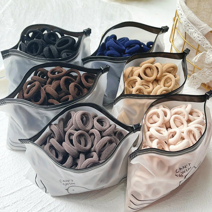 480PCS Vibrant Nylon Elastic Hair Ties for Girls – Colorful Ponytail Holders & Scrunchies for Fashionable Kids