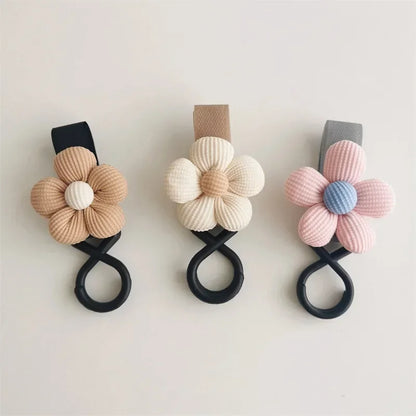 Sweet Flower Stroller Accessory: Charming Hook for Bags and Essentials