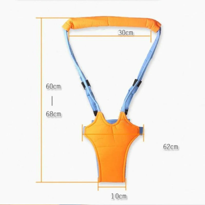 Breathable Baby Walking Harness with Safety Leash and Anti-Fall Features for Infants