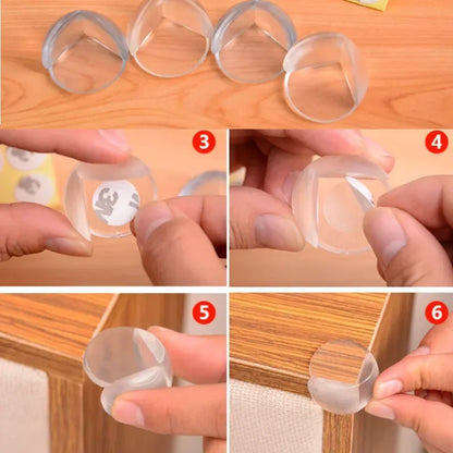 Baby Edge Protector Bumper Guards - 4/8/12Pcs Clear Silicone Cushion for Table and Desk Corners