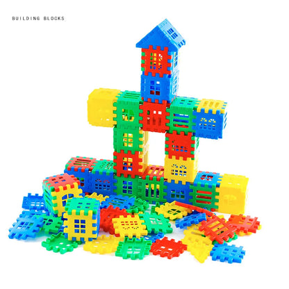 50-Piece Educational Building Block Set - Baby Paradise House Spelling Puzzle for Creative City Models and Montessori Learning