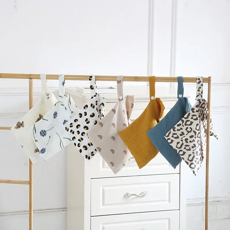 Versatile Soft Cotton Baby Travel Diaper Pouch - Stylish Mummy Storage Bag