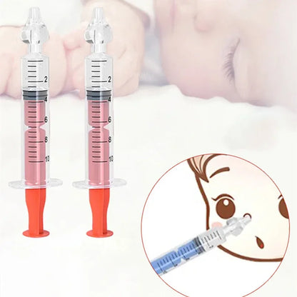 Needle Tube Nasal Aspirator Syringe Baby Nose Cleaner Baby Rhinitis Nasal Washer Reusable Nasal Irrigator Washing for Children