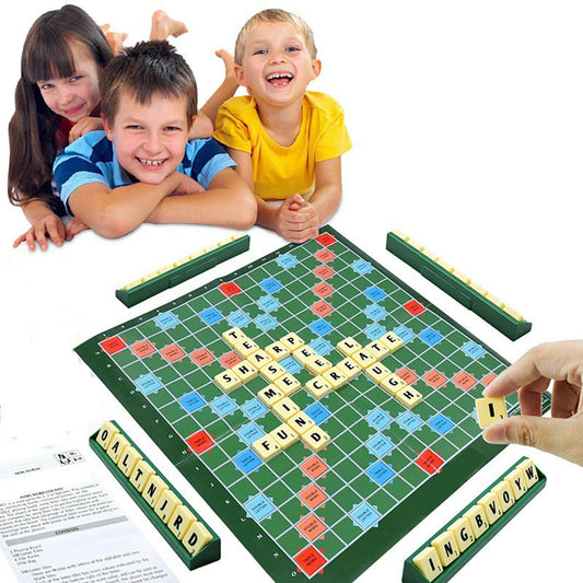 Montessori Alphabet Challenge: 2-4 Player Educational Scrabble Puzzle Game for All Ages