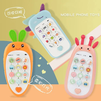 Musical Bilingual Baby Mobile Phone Toy - Early Learning Interactive Play for 3-6 Years