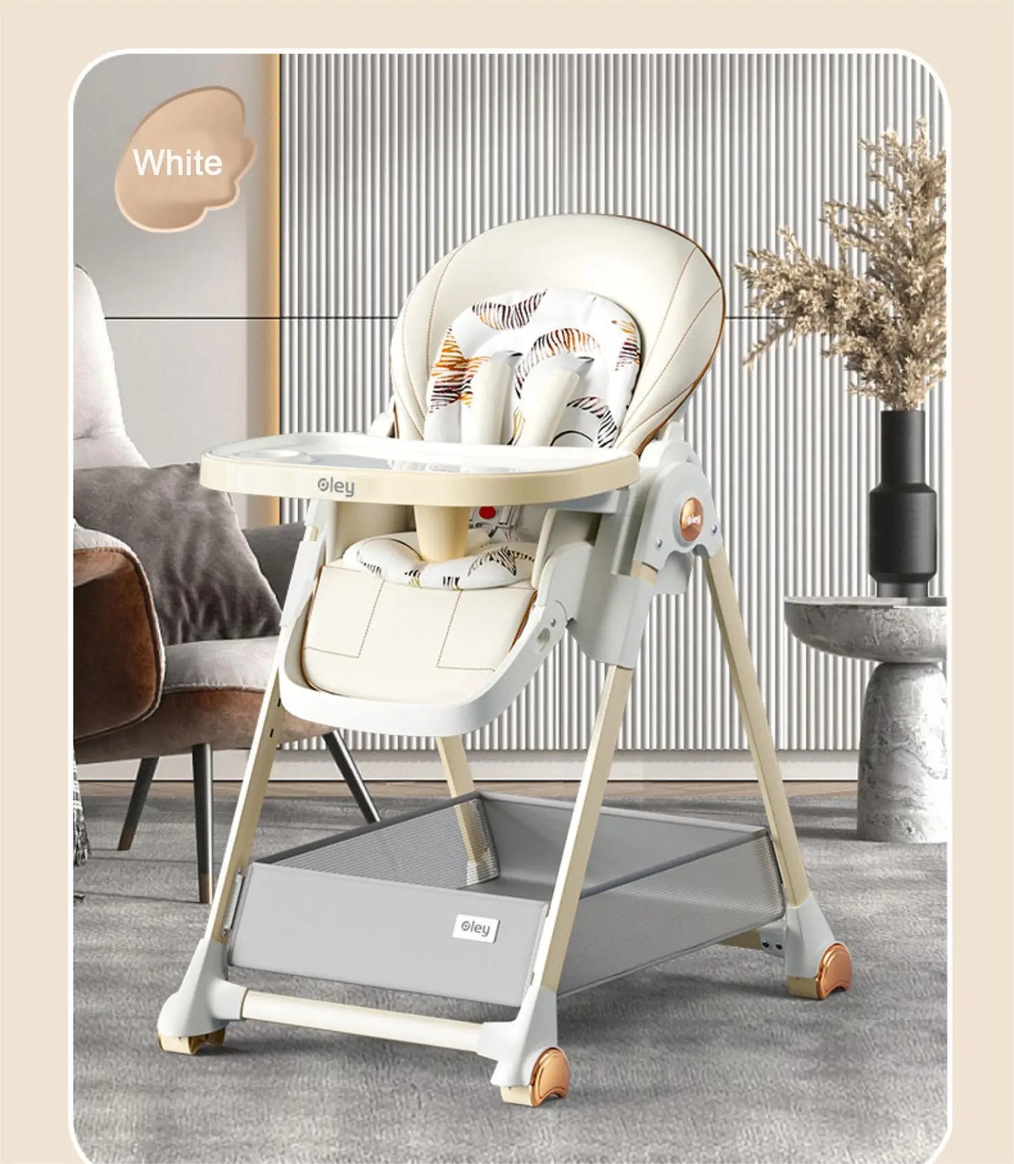 Versatile Infant and Toddler High Chair - Safe and Cozy Dining Solution