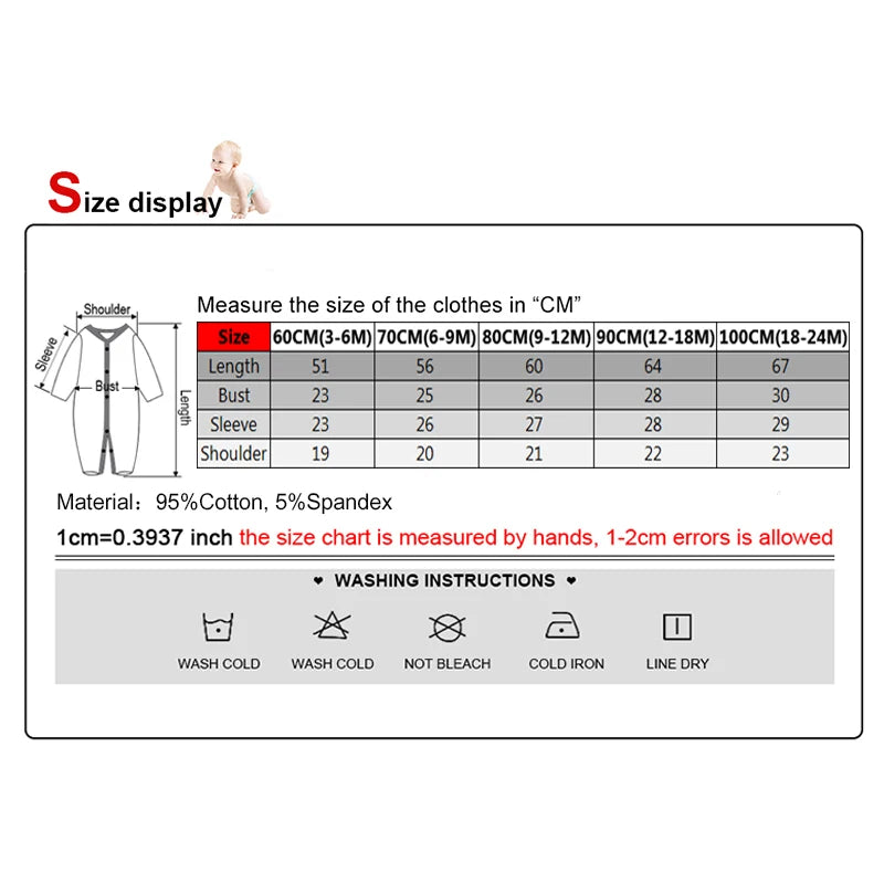 3-Pack Spring Collection Infant Cotton Rompers for Baby Boys – Long Sleeve Solid Jumpsuits