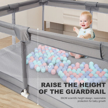 Versatile Baby Playpen Corral with Safety Guardrail for Secure Playtime