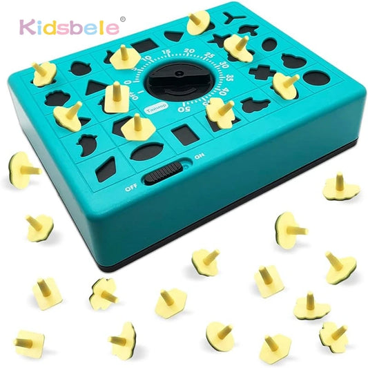 Shape Match Challenge: Timed Pop-Up Board Game for Kids - Enhancing Shape Recognition and Deductive Reasoning Skills