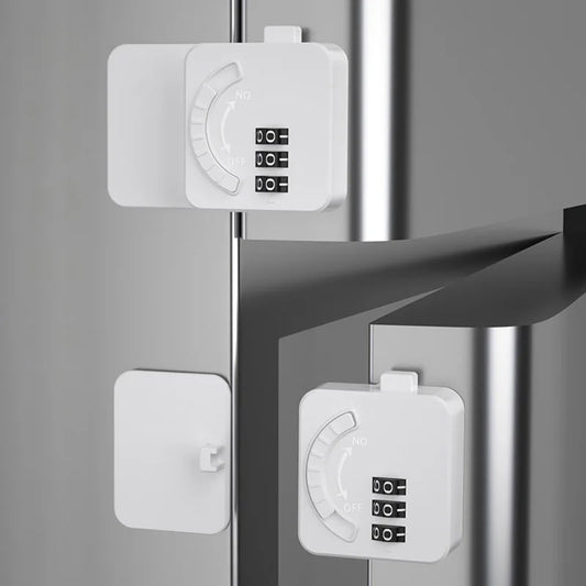 Multi-Function Baby Safety Lock with Password for Fridge, Drawer & Cabinet - Durable ABS Material Home Security Solution