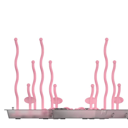 Baby Feeding Essentials Double-Sided Drying Rack with Portable Nipple Shelf