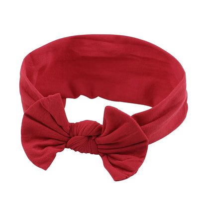 48-Color Bowknot Headband for Babies - Stylish Elastic Hair Accessory for Girls