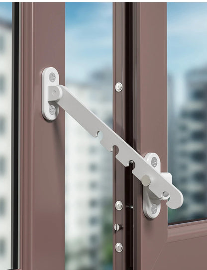Adjustable Child Safety Window Locks - Anti-Fall Bracket for Baby Security and Protection
