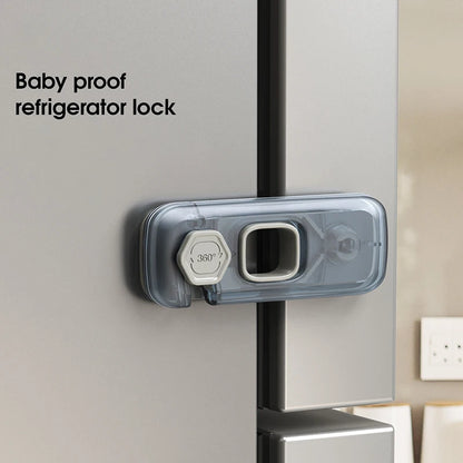 Child Safety Multi-Functional Refrigerator and Drawer Lock for Baby Protection