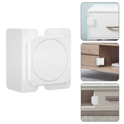 Childproof Refrigerator Lock for Baby Safety - Anti-Open Fridge and Freezer Door Lock with Multi-Functional Cabinet Buckle for Toddler Protection