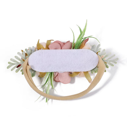 Sweet Floral Elastic Headband for Baby Girls - Adorable Hair Accessory for Newborns and Toddlers, Perfect for Gifting and Special Occasions