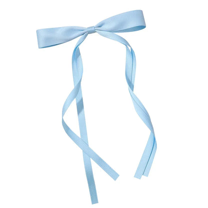 2PCS Adorable Long Tassel Bow Headbands for Girls - Cute Hair Accessories for Parties and Daily Wear