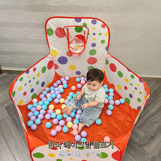Ultimate 3-in-1 Kids Ball Pool and Playpen with Crawling Tunnel - Portable Indoor/Outdoor Fun for Ages 0-14+ (Balls Not Included)