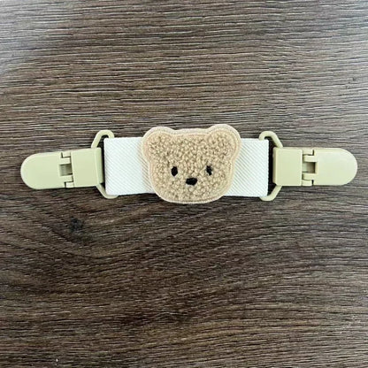 New Plush Bear Baby Suspender Pants Anti-drop Strap Clip Non-slip Elastic Baby Skirt Shoulder Sling Fixable Backpack Braces