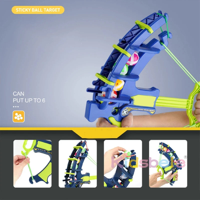 Kids' Archery Dart Board Set with Sticky Balls - Fun Indoor/Outdoor Target Shooting Game for Boys & Girls, Perfect Birthday Gift!