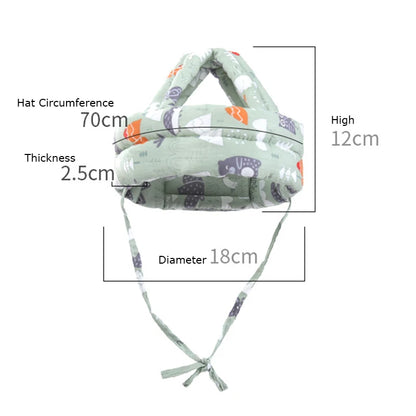 Toddler Protective Headgear - Adjustable Baby Safety Helmet for Learning to Walk and Fall Prevention