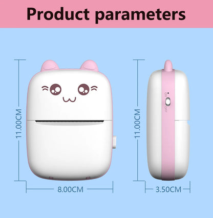 Portable Mini Printer Bluetooth Wrong Question Printing Thermal Printers Phone Photo Title Note Print Children's Gifts