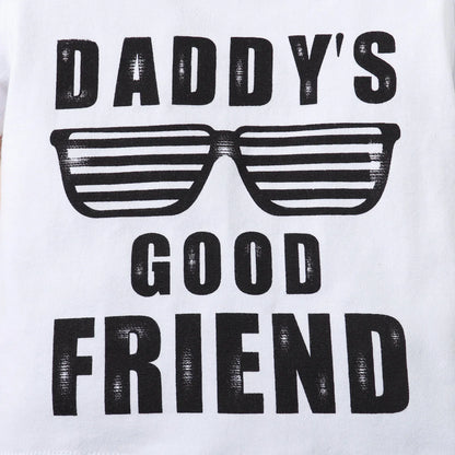 Summer Streetwear Set for Baby Boys _ Daddy's good friend outfit