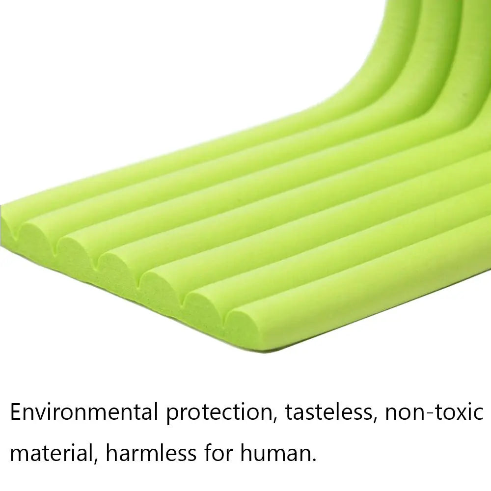 2m Baby Corner Protector Foam Bumper Strip with Free Double-Sided Tape for Child Safety