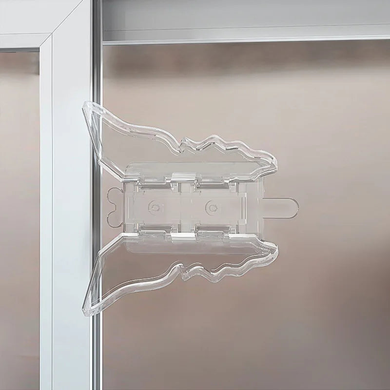 Butterfly Shape Child Safety Window Locks - 3/5 Pcs Sliding Door Stoppers for Baby Security Protection