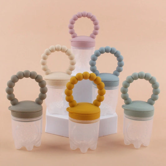Fashion Silicone Baby Pacifier Safety Silicone Fruit and Vegetable Food Fruit Bag Baby Eat Fruit Food Supplement A2UB