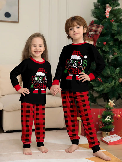 Christmas Family Matching Pajama Sets - Cartoon Print Sleepwear for Adults, Kids, and Babies - Festive Holiday Homewear
