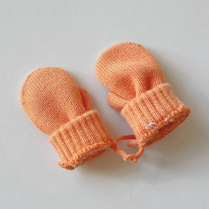 Vibrant Cashmere Baby Mittens for Winter - Knitted Kids Gloves for Boys & Girls (Ages 1-3)