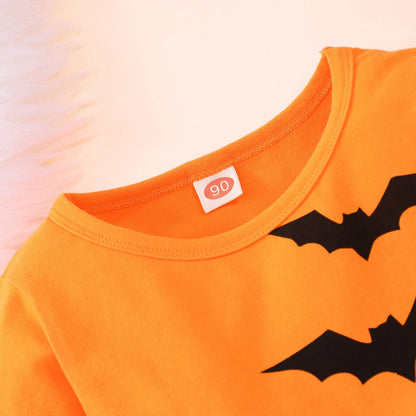 Prowow 1-6Y Toddler Girl Halloween Costume Dresses For Girls Cosplay Black Cat Bat Princess Party Dress Kids Halloween Costume