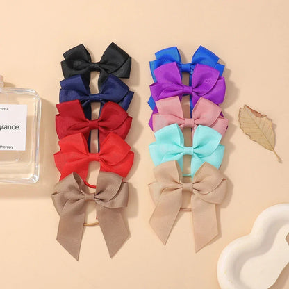 10-Pack Cute Elastic Hair Ties for Girls and Babies - Ideal Rubber Bands for Ponytails and Hair Styles