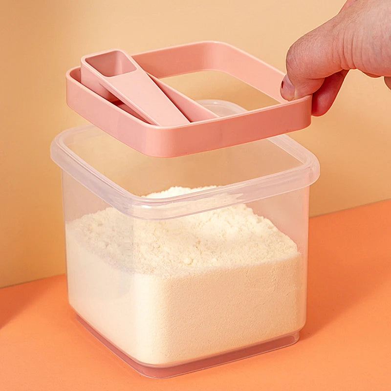 Portable Baby Formula and Snack Dispenser with Scoop, BPA Free Travel Containers