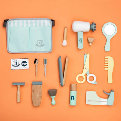 Delightful Wooden Makeup Set for Girls - Imaginative Pretend Play and Hairdressing Fun