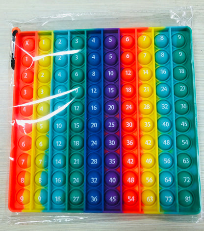 Montessori Multiplication Table 100 Digital Table Math Toys Fidget Learning Educational Toys Teaching Aids for Kids Over 5 Years