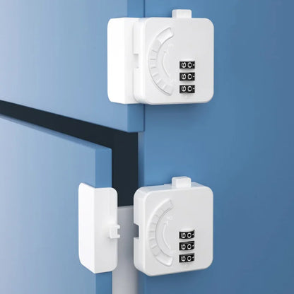 Multi-Function Baby Safety Lock with Password for Fridge, Drawer & Cabinet - Durable ABS Material Home Security Solution
