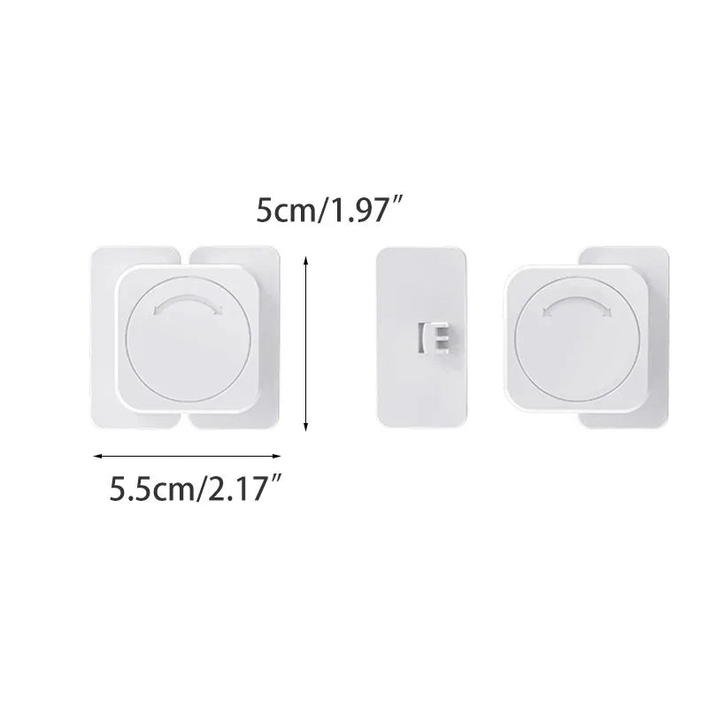 Childproof Refrigerator Lock for Baby Safety - Anti-Open Fridge and Freezer Door Lock with Multi-Functional Cabinet Buckle for Toddler Protection