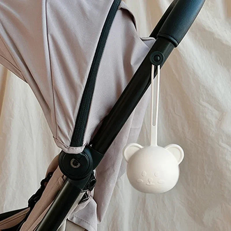Portable BPA-Free Silicone Pacifier Storage Case for Infants - Soft Teat Holder and Organizer