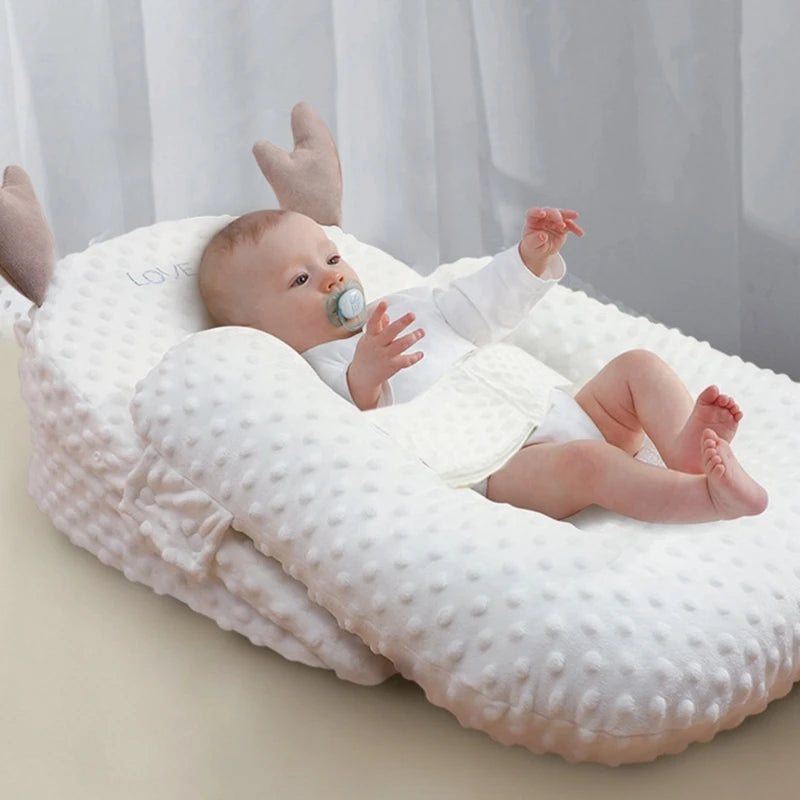 Ergonomic Baby Wedge Pillow Set for Comfort and Health – Spit-Up Prevention Pillow for Infants