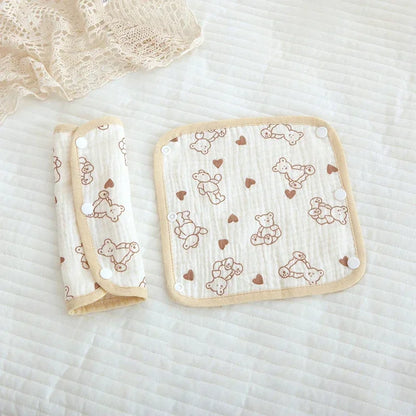 Baby Waist Stool Drool Bib Newborn Infants Teething Soft Cotton Pad Saliva Towel Multi-Function Baby Strap Dinner Dropshipping