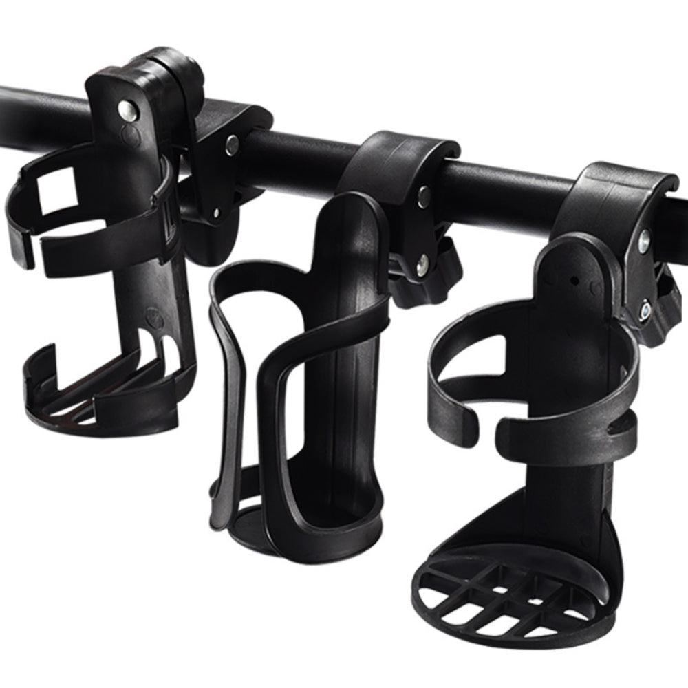 Universal 360-Degree Rotating Cup Holder for Baby Strollers and Prams