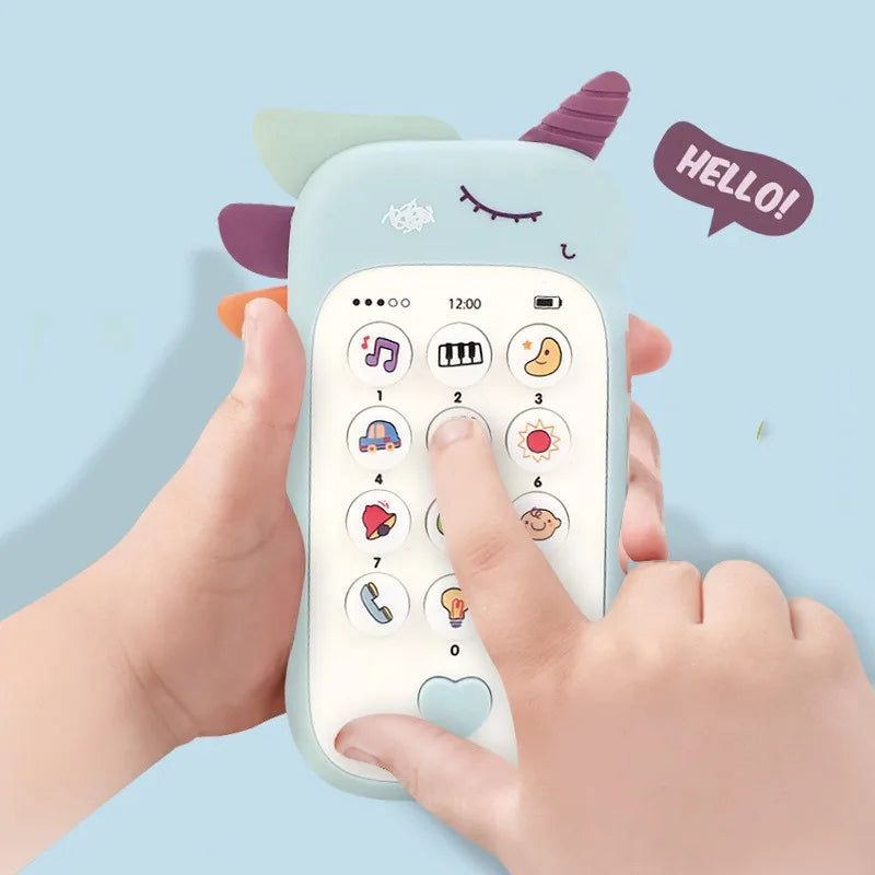 Musical Bilingual Baby Mobile Phone Toy - Early Learning Interactive Play for 3-6 Years