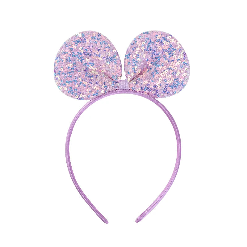 Sparkling Sequin Headband for Girls - Birthday Crown Hair Accessory for Festivals and Parties