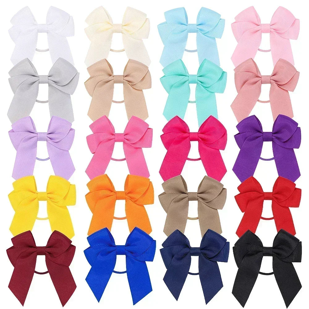 10-Pack Cute Elastic Hair Ties for Girls and Babies - Ideal Rubber Bands for Ponytails and Hair Styles