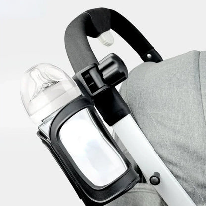 Universal 360-Degree Rotating Cup Holder for Baby Strollers and Prams
